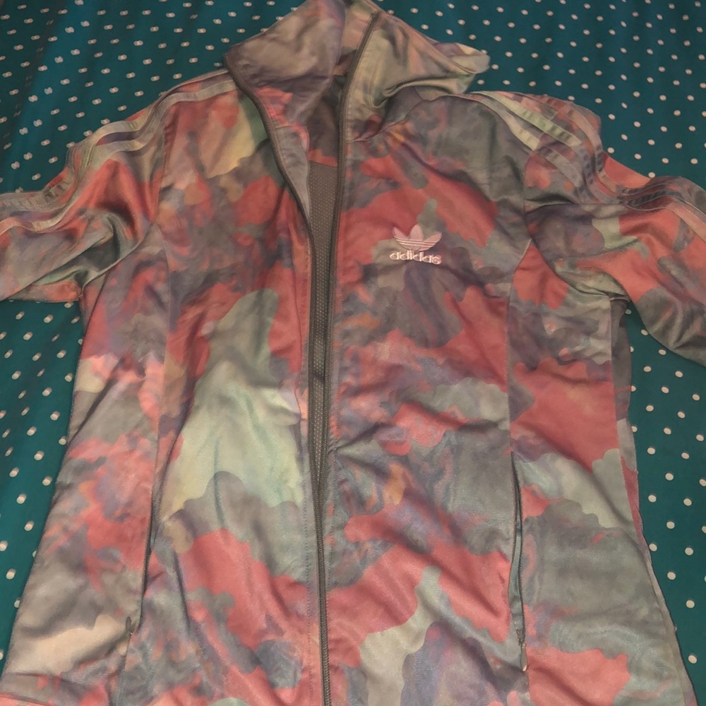 Multicolored adidas jacket